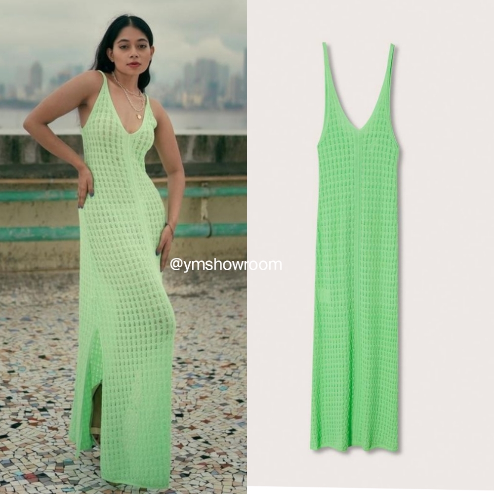 MANGO Openwork dress